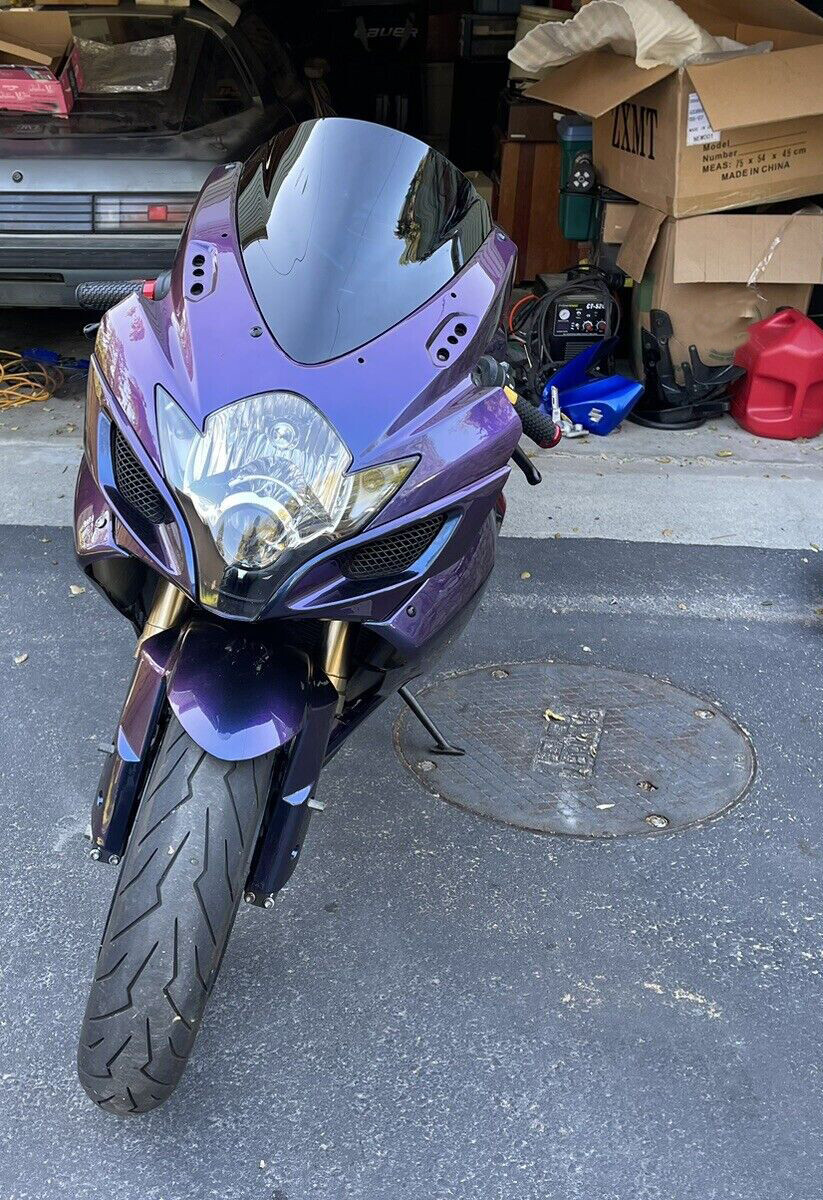 K6 Chameleon Discolored Blue Purple Fairing Fit SUZUKI GSXR600