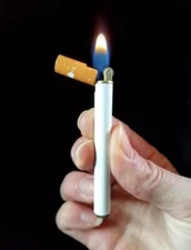 Cigarette Shaped Lighter Novelty Cigar Gas Unique Refillable Windproof Butane