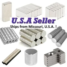 25 50 100 Pcs Round Disc Block Magnets Rare Earth Neodymium N52 N50 N42 ALL Size