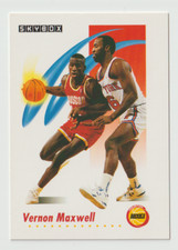 1991-92 SkyBox Basketball #104 Vernon Maxwell - Houston Rockets