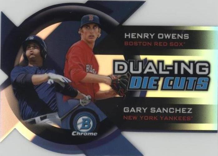 2014 Bowman Chrome - Gary Sanchez Henry Owens #DDC-OS - 1 of 1
