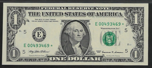 US 1 $ 1999 PMG 67 EPQ UNC Fr #1924-E* Star Note FRN Richmond Withrow/Summers - Picture 2 of 4