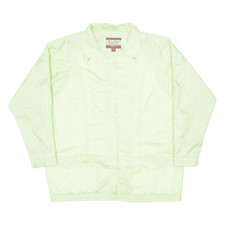 Vintage Haband Tudor Court Jacket Green Nylon 90s Womens L