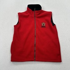 VTG EXP Designs BanfF Canada Vest Size Youth Small Red Bear Paw