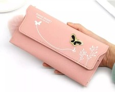Ladies Wallet Purse Large Capacity Practical Hand Women Leather Fashion