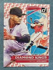 Ketel Marte 2022 Donruss Diamond Kings  #30 One Hundred Parallel /100