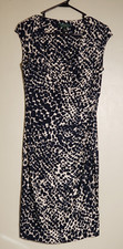 Lauren Ralph Lauren Women’s Dress Size 8 Faux Wrap Cap Sleeve Career Corpcore