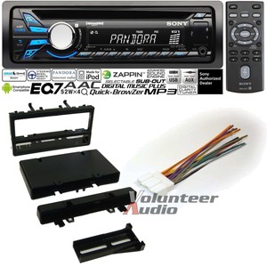SONY CD CAR STEREO RADIO KIT DASH INSTALLATION MOUNTING ... sony car stereo wiring harness 