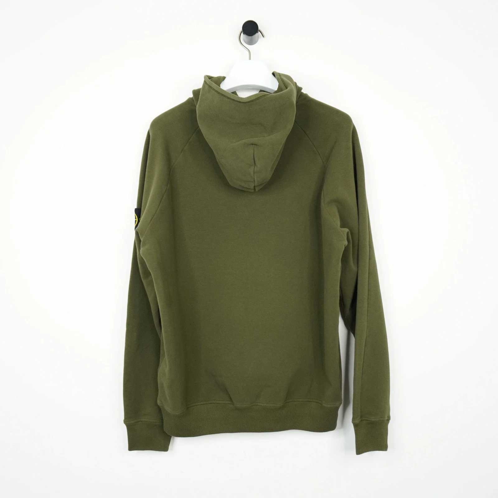 Felpa con cappuccio Stone Island Olive Compass Patch Jersey Prezzo consigliato £435