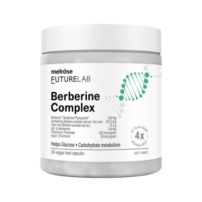 New Melrose FutureLab Berberine Complex 30 Capsules