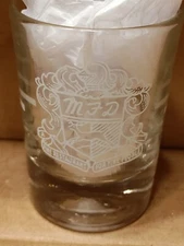 M F D Fine Restaurant For Fine People Vintage Shot Glass