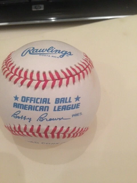 Mark Mcgwire (583 HRs) autographed Brown ('90'92) baseball with auction JSA - Image 2 of 2