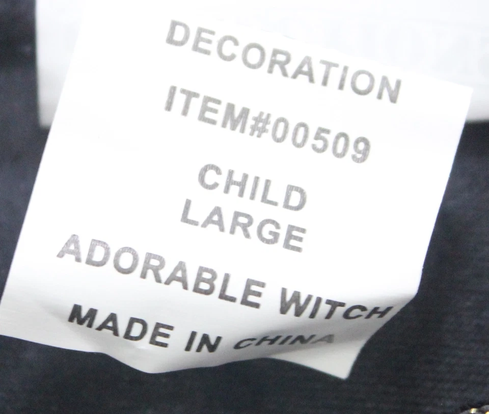 Colecciones de Disfraces California Adorable Bruja Disfraz Vestido Niñas Niño Grande Foto 4 de 4