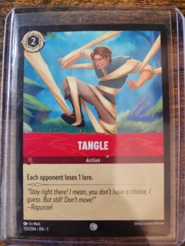 Disney Lorcana TCG First Chapter Tangle Common #133 Tangled Rapunzel - Picture 1 of 2