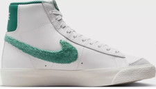 Kids Nike Blazer Mid '77 White Phantom Pumice Green FZ1158-100 Multiple Sizes