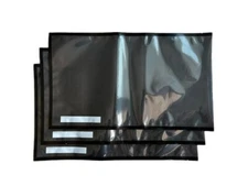 100 Pack Vacuum Sealer Bags Black & Clear 11.5x19.5 11*20 Free Shipping