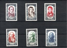 TIMBRE FRANCE FRANKREICH 1950 N°867/872 NEUF* MH