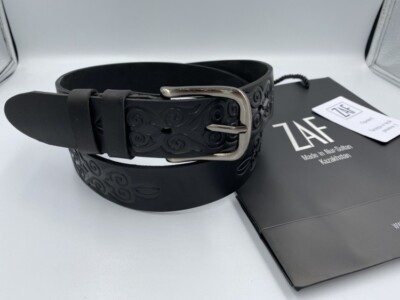 Men's belt with national pattern, Kazakh ornament