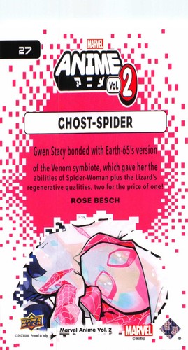 BASE 2023 Upper Deck Marvel Anime Vol. 2 Complete Your Set U PICK BASE CARD - 第 56/202 張圖片