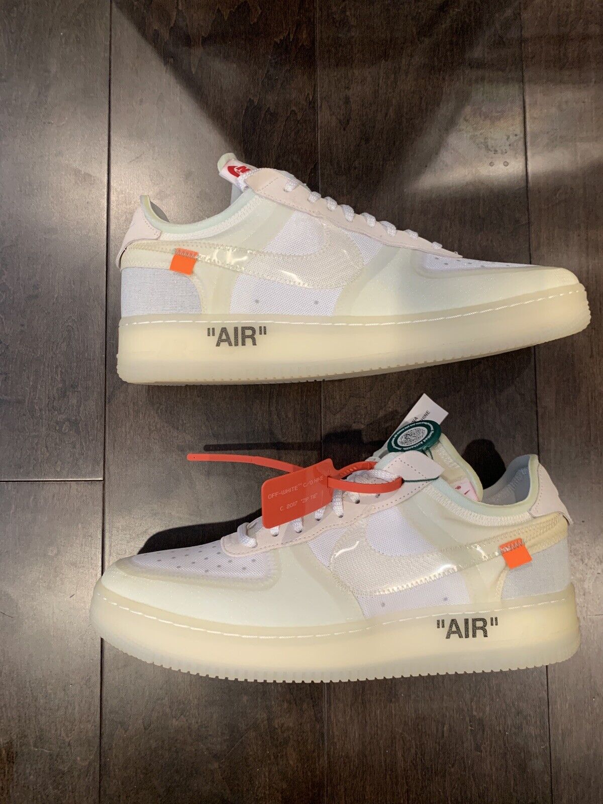 Size 8 - Nike Air Force 1 Low x OFF-WHITE The Ten 2017 - White/Sail