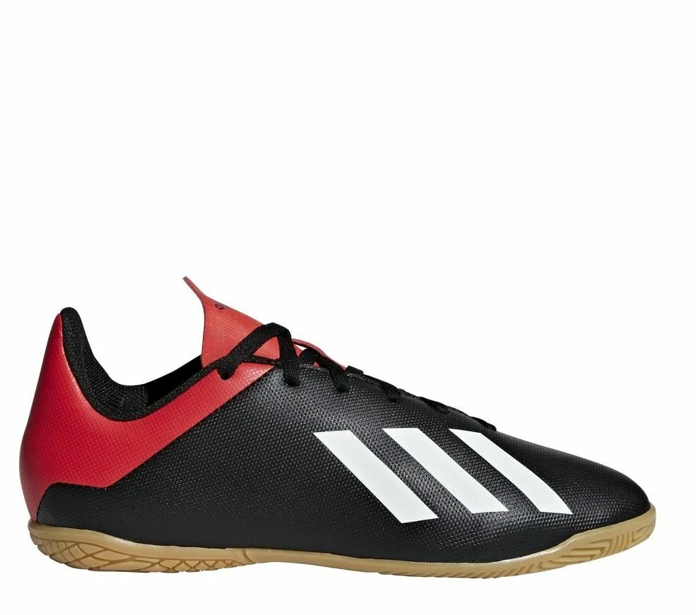 Adidas X 18.4 Junior Football Trainers Black Red UK 2 US 2.5