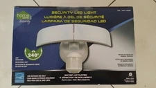 Home Zone Motion Activated LED Security Light Adjustable Twin Head Light NIB