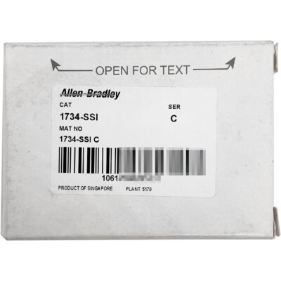 Free Tax 1734-SSI SER C AB Encoder Input Module 1734SSI New Sealed Spot Goods