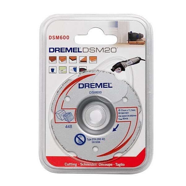 Dremel DSM600 Multipurpose Carbide Wheel Flush Cut 2615S600JA