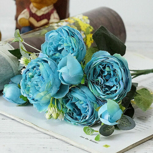Petit Vase Pichet Faïence De Nevers - Décor Fleurs Bleues - Bernard - H. 9cm