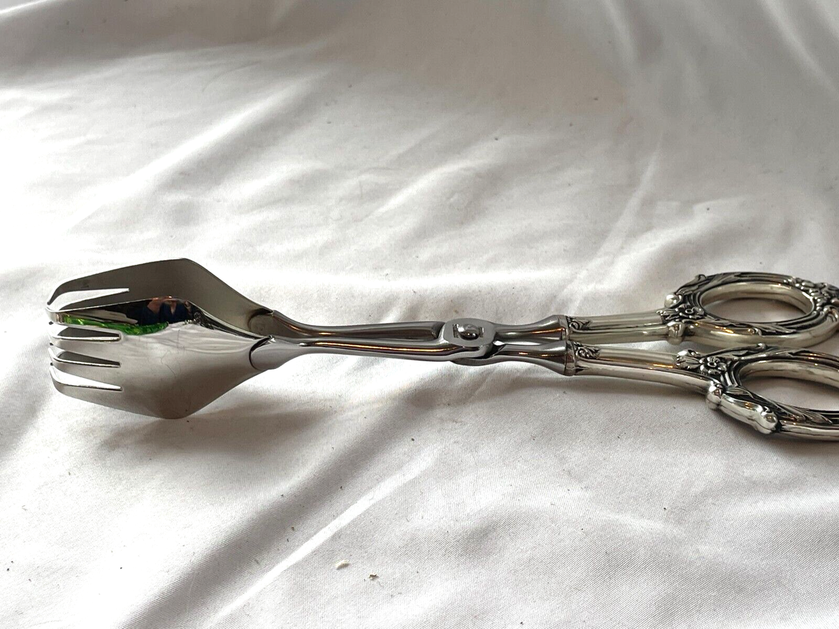 マッピン＆ウエッブ　シルバートング　アスパラガストング VINTAGE WEB STERLING SILVER ASPARAGUS TONGS GERMANY- FREE SHIP | eBay