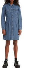   NWT Levi's Women's Ellie Denim Dress - Sz Small, MSRP 