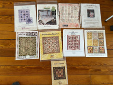 Large Lot English Cottage THE HOMESTEAD Strip Quilts PINWHEELS Dancing Diamonds