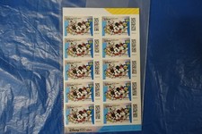 10 Briefmarken-Set 100 Jahre Walt Disney NEU + in Schutzfolie