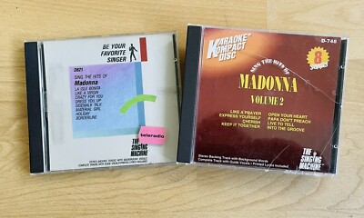 Madonna Karaoke: The Singing Machine   Sing The Hits Of Madonna   Vol. 1 & 2