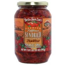 35 oz Bella Sun Luci Sun Dried Tomatoes Halves in Olive Oil