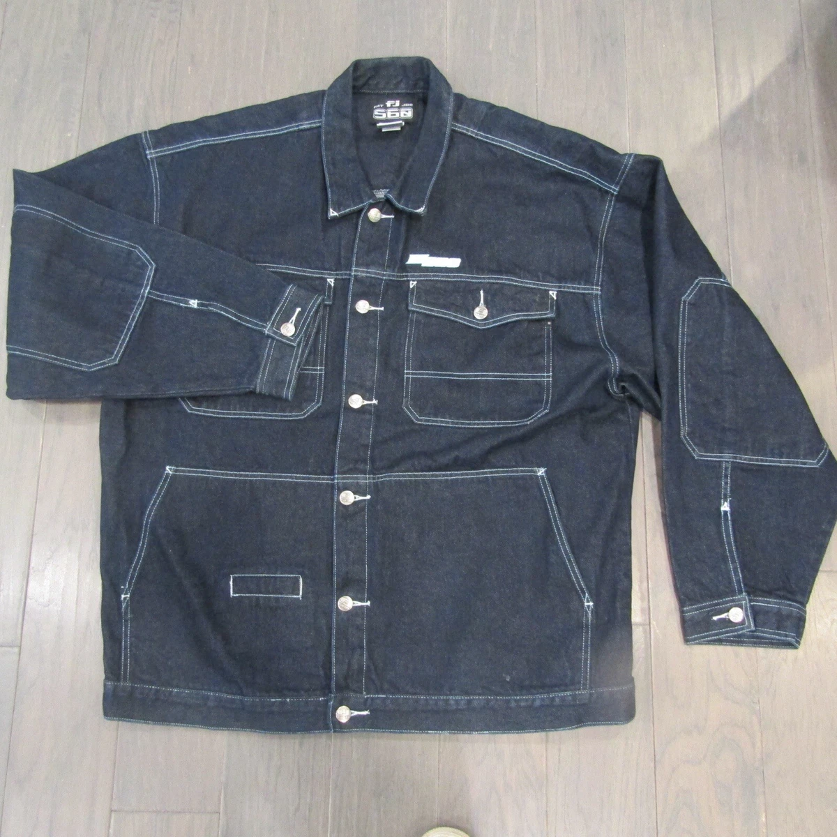 Hip length shop denim jacket