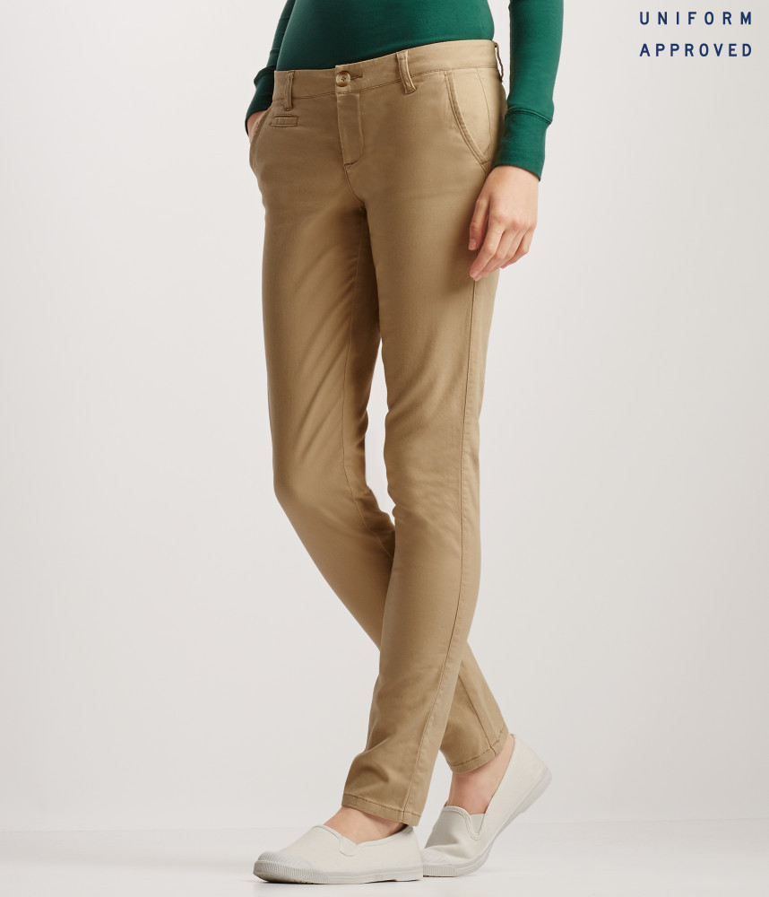 AEROPOSTALE Women's Twill Work u0026 School Uniform Pants - Skinny, Curvy or  Classic | eBay