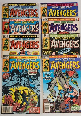 少年漫画 Avengers Comic Set Marvel Comics Marvel Super Action The Avengers Comic Lot | eBay