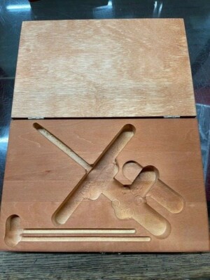 STARRETT WOOD CASE ONLY for 445CZ-3RL Micrometer Depth Gauge LAST ONE this style