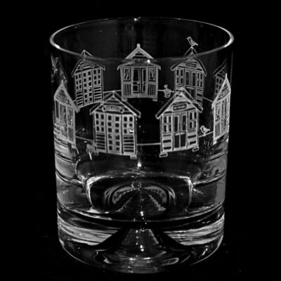 Animo Glas - SANDGESTRAHLTER FRIEZE WHISKY WHISKEY TUMBLER GLAS - Strandhütten