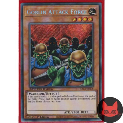 Yugioh Goblin Attack Force SBC1-DE106 Secret Rare 1. Auflage NM