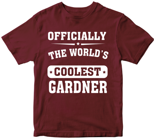 OFFICIALLY The World's Coolest Gardner T-shirt Gardening Plants Novelty - Picture 10 of 14