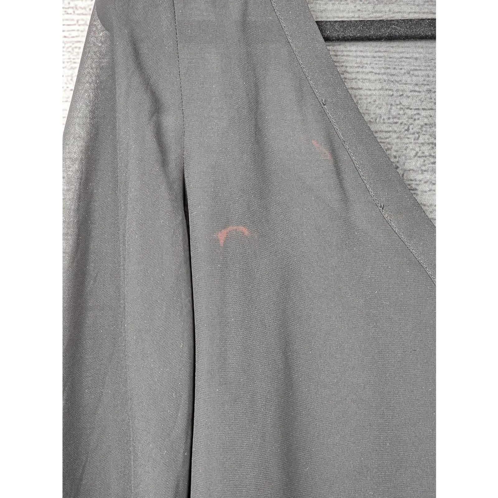 Zara Basic Collection Top Overlay Sheer Blouse Bl… - image 2