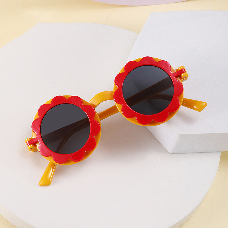 Kids Cute Flower Sunglasses Color Girls Boys Baby Children Toddler