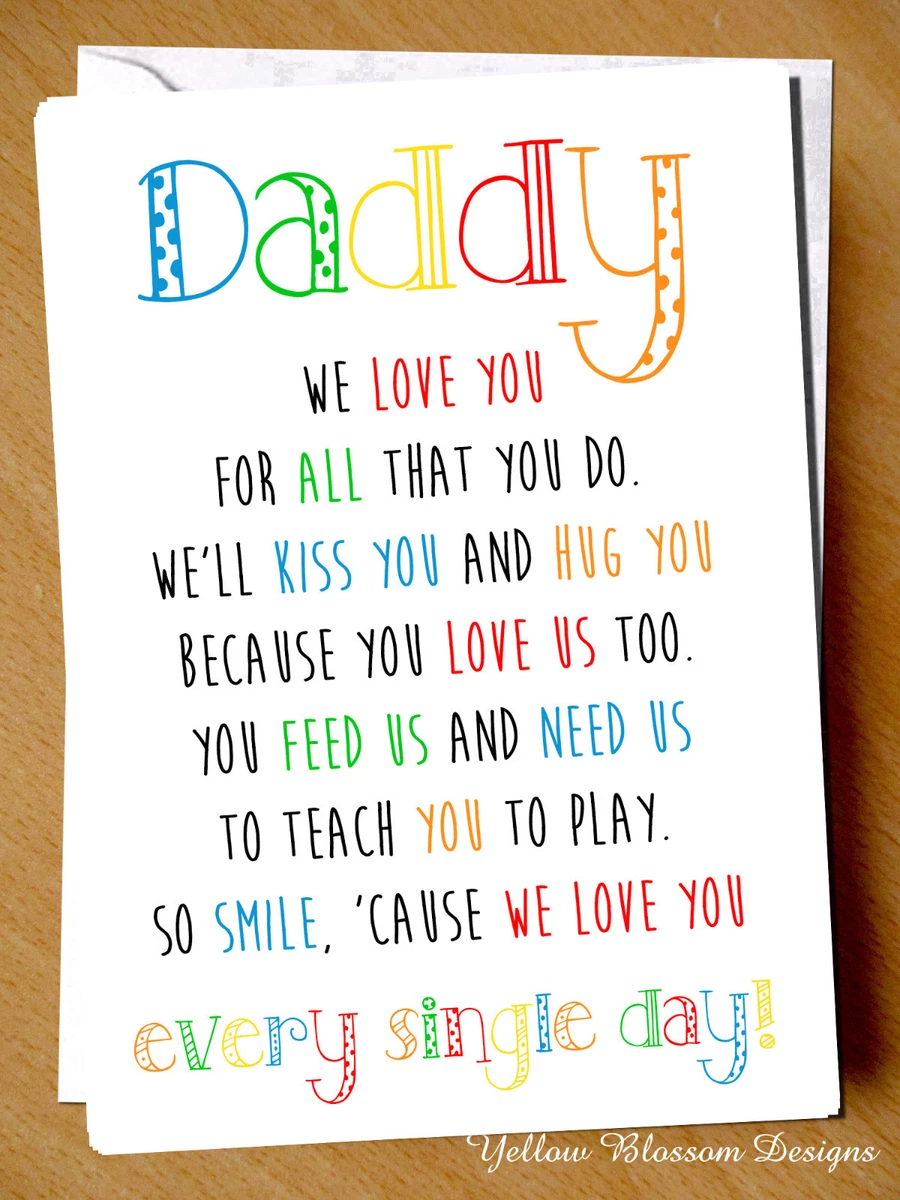 Happy birthday dad hotsell we love you