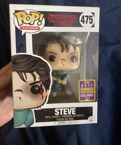 Funko Pop! Vinyl Stranger Things Steve #475 2017 Summer Convention Exclusive