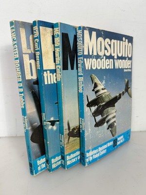 4 Vol Ballantine's Ill Aircraft: #4 Me 109, #17 B29, #30 Lancaster, #24 Mosquito