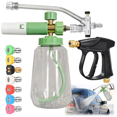 #ad US Pressure Washer Gun Car Wash Soap Lance Cannon Spray Jet Bottle Snow Foam $8.59