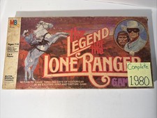 Legend Of The Lone Ranger 1980 Vintage Milton Bradley Board Game Complete