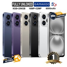 Unlocked Cell Phone G16 Pro Max 256G Dual Sim 5G Smartphone Android Cheap Phone